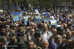 راهپیمایی سراسری در حمایت از سپاه پاسداران -۱