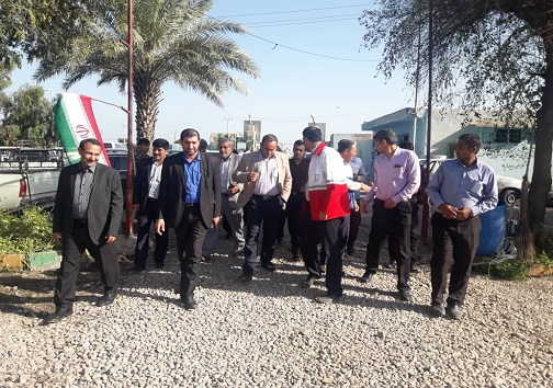 بازدید روزانه رئیس دادگستری و دادستان عمومی و انقلاب شوش از روند امدادرسانی به سیل زدگان+تصاویر