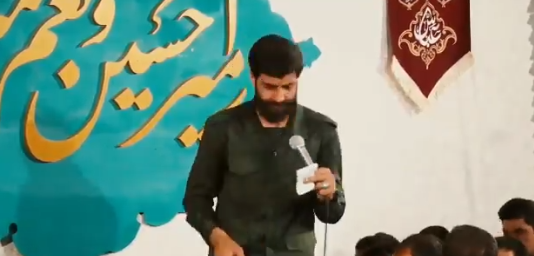 شعر خوانی سید رضا نریمانی برای سپاه +فیلم