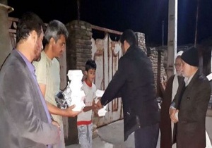 توزیع سبد کالا و غذا در پلدختر با تلاش جهادگران سمنان