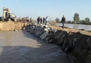 مقاوم سازی سیل بند روستای ام نوشه