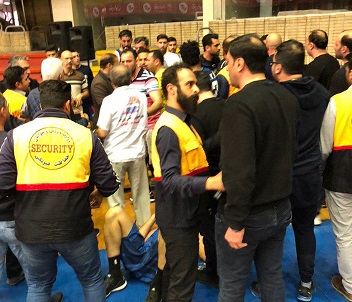 درگیری در پایان دیدار شیمیدر و شهرداری گرگان