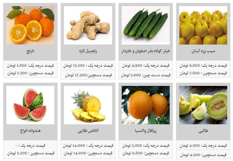 کاهش قیمت میوه&zwnj;های بهاری در تره بار