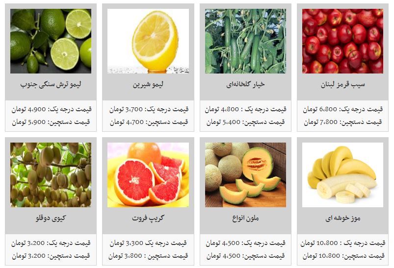 کاهش قیمت میوه&zwnj;های بهاری در تره بار