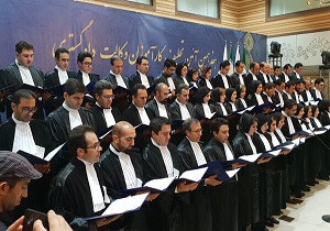 آیین تحلیف کارآموزان وکالت در قزوین