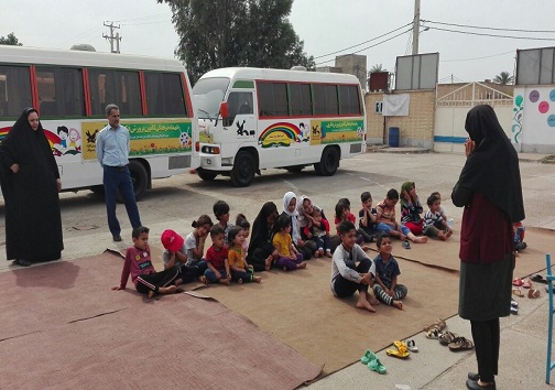 ادامه امداد فرهنگی کانون پرورش فکری در مناطق سیل&zwnj;زده خوزستان