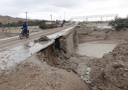 آبگرفتگی ۱۰ خانه و معابر روستای در گور بندرخمیر/تلف شدن ۵ نفر شتر+عکس