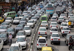 وضعیت ترافیکی معابر بزرگراهی تهران در صبح دوشنبه