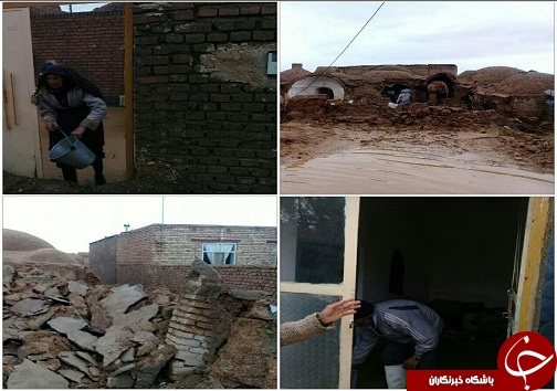تصاویری از خسارت سیل در خراسان جنوبی