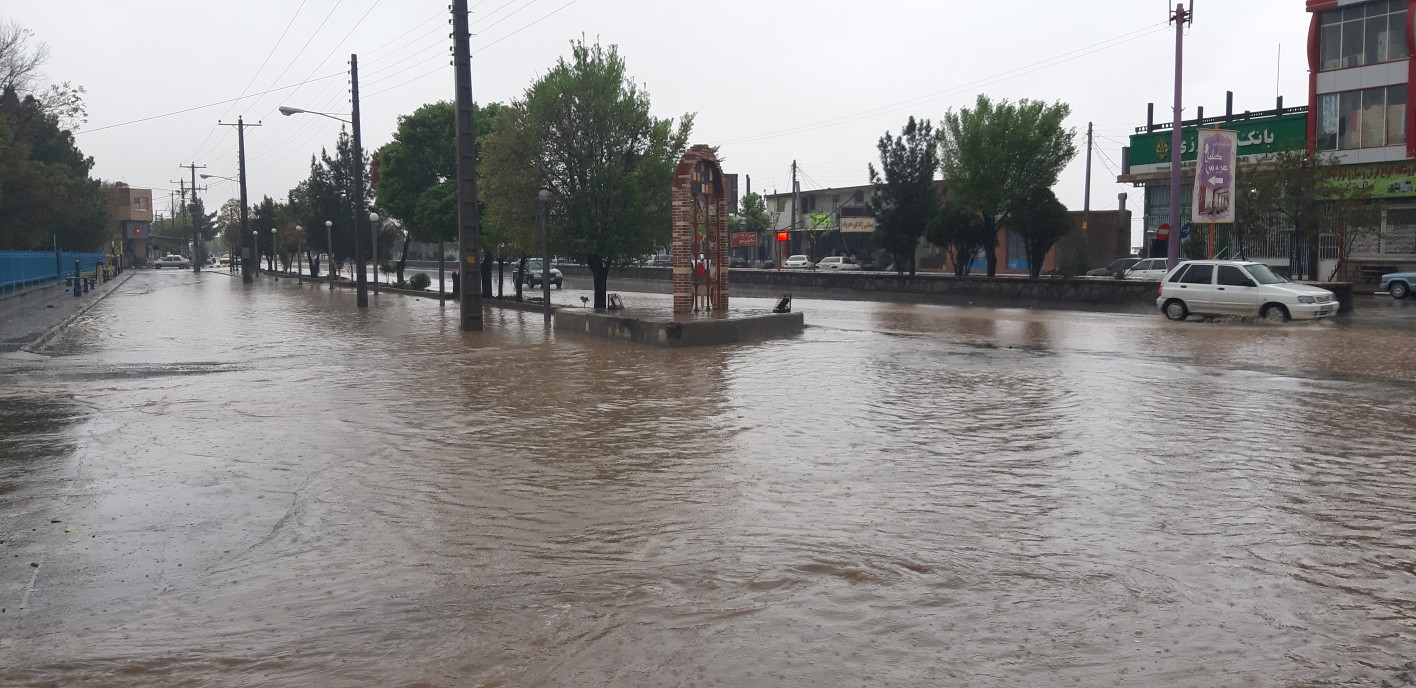 خسارت به باغ هاو مزارع کشاورزی انار