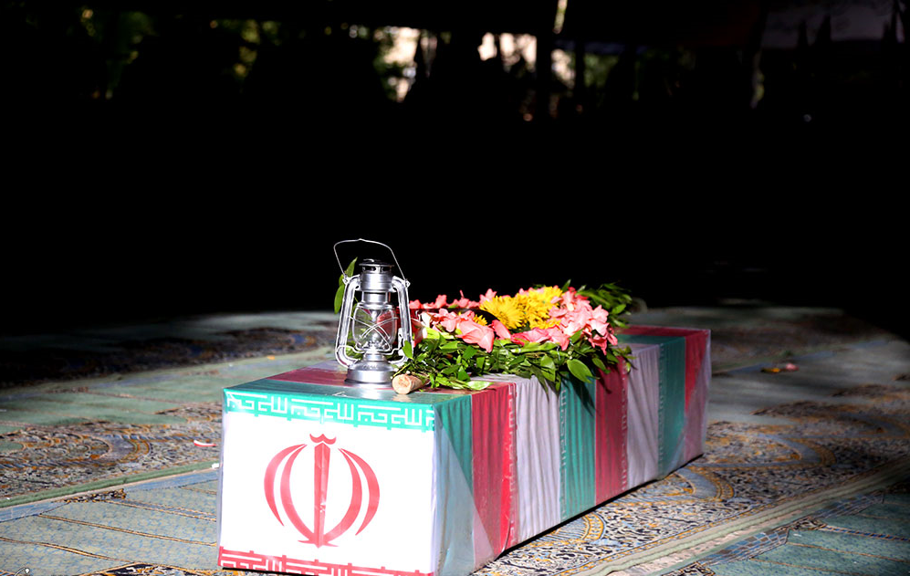کشف بقایای پیکر یک شهید در رود کارون + عکس