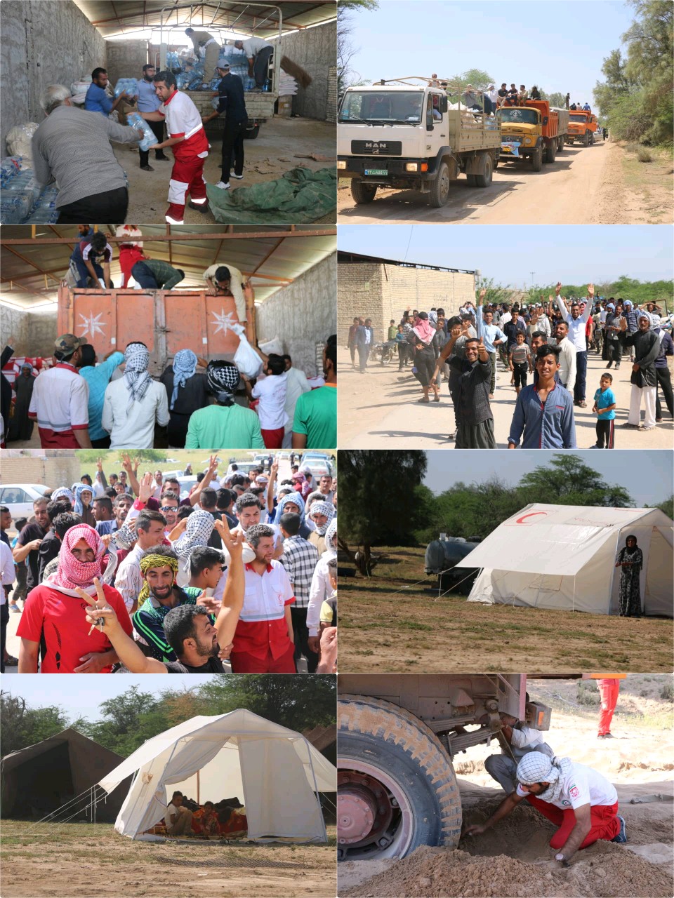 سیل گسترده کرامت کرمانی‌ها، در حمیدیه خوزستان