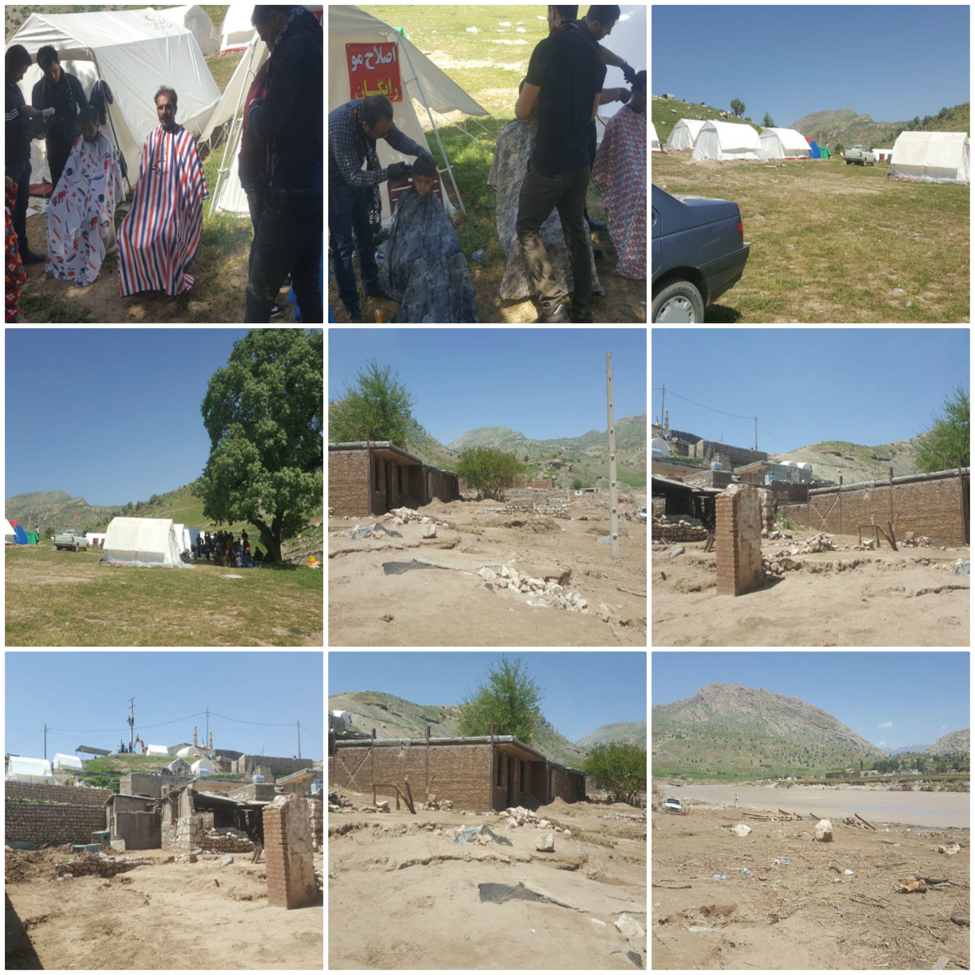 بازگشت شور زندگی در پلدختر و روستاهای سیل زده + تصاویر