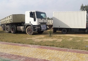 ارسال محموله کمک های شرکت بهره برداری نفت و گاز مارون به مناطق سیل زده خوزستان