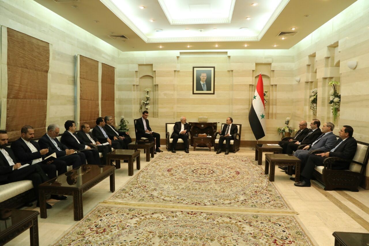 دیدار&nbsp; ظریف با نخست وزیر سوریه