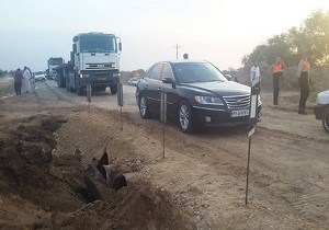 ترمیم پل تخریب شده محور اهواز_خرمشهر در کمتر از ۲ ساعت