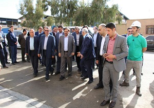 ساخت مخزن ذخیره آب در شهرک صنعتی فجر گرمسار