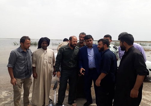 نجات ۴ نفر از جوانان استان تهران، گرفتار در سیلاب محور عبدالخان-بستان+تصاویر