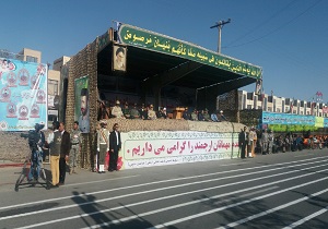 آغاز مراسم روز ارتش جمهوری اسلامی در بیرجند+ تصاویر