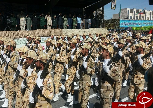 آغاز مراسم روز ارتش جمهوری اسلامی در بیرجند