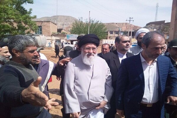 نماینده ولی فقیه در خراسان رضوی از مناطق سیل زده کلات بازدید کرد