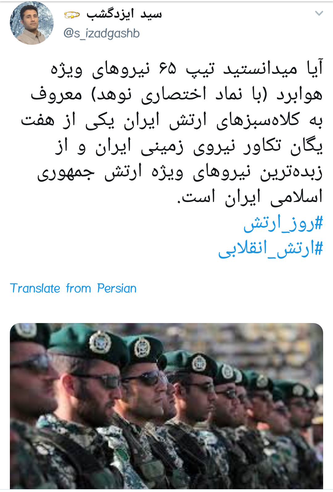 #ارتش / روز خورشید های کلاه سبز روزهای خاکستری دفاع +تصاویر