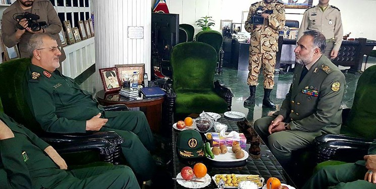 سردار پاکپور با فرمانده نیروی زمینی ارتش دیدار کرد