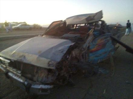 ۱۶ مجروح در واژگونی خودرو تویوتا حامل اتباع بیگانه