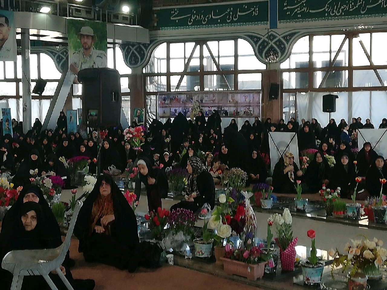 برگزاری مراسم شهید جوینده رزمنده مدافع حرم در گلزار شهدای رشت