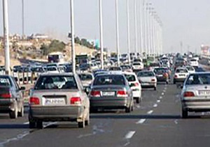ترافیک در جاده‌های قزوین نیمه سنگین است
