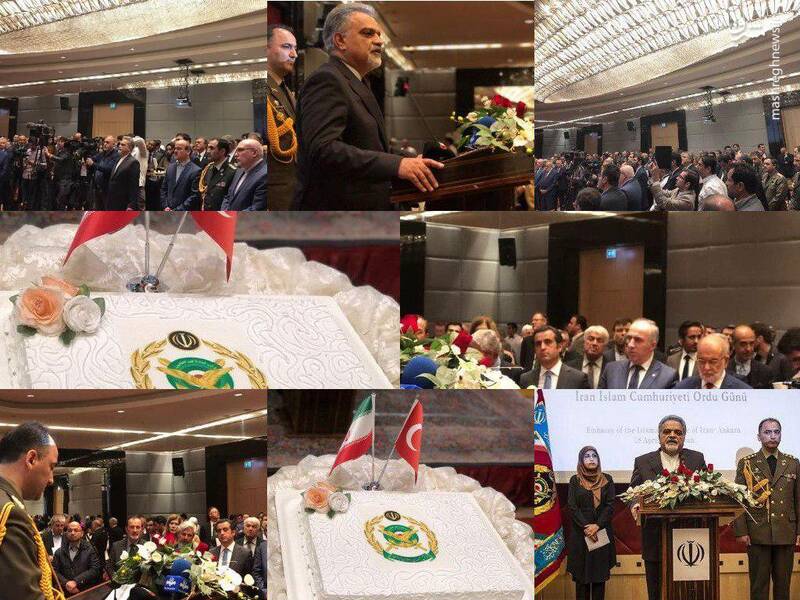 تصاویری از گرامیداشت روز ارتش جمهوری اسلامی ایران در ترکیه