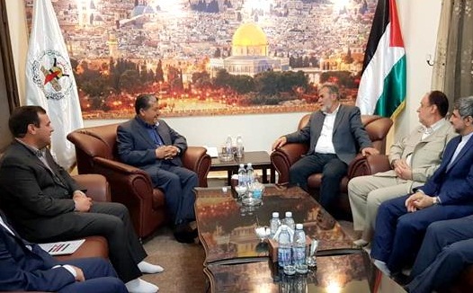 دیدار رئیس و اعضا گروه دوستی پارلمانی ایران و فلسطین با نایب رئیس دفتر سیاسی جنبش حماس