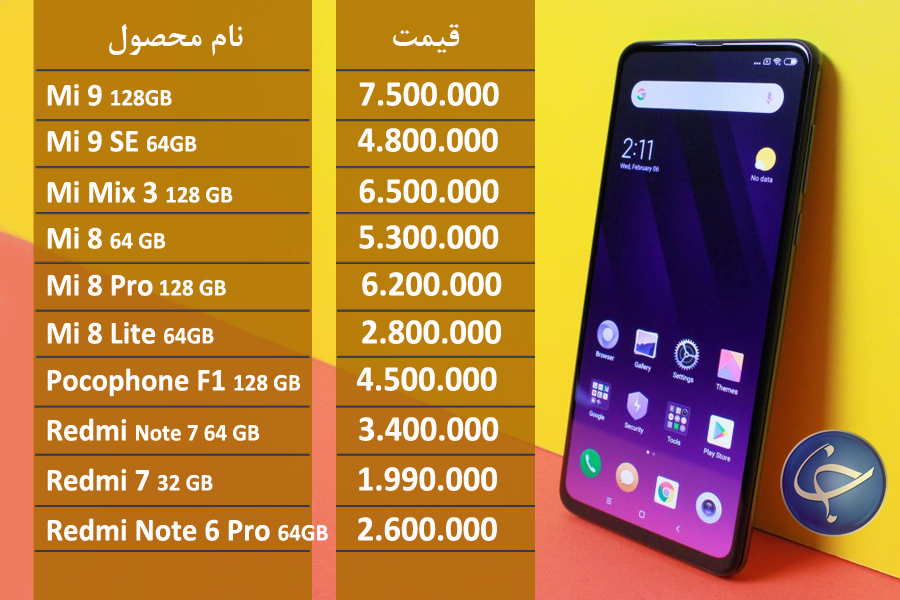 آخرین قیمت تلفن همراه در بازار (بروزرسانی ۳۱ فروردین) +جدول