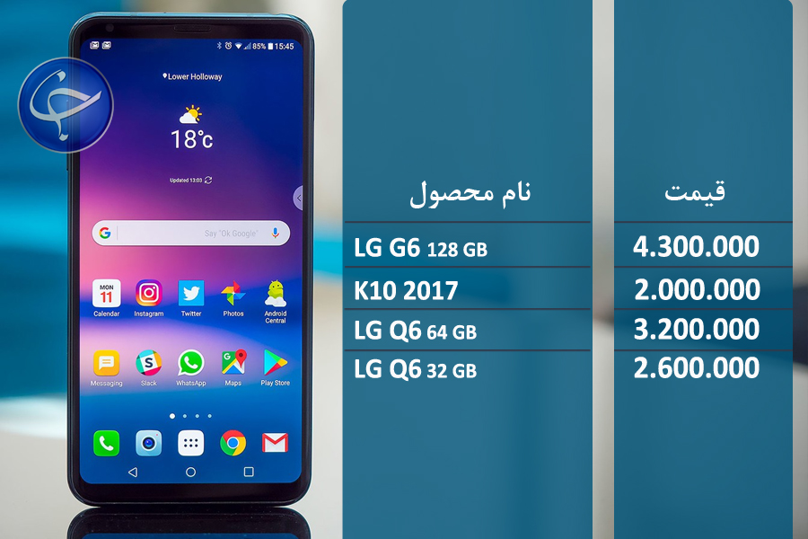 آخرین قیمت تلفن همراه در بازار (بروزرسانی ۳۱ فروردین) +جدول
