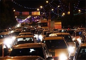 پیش بینی ترافیک سنگین معابر شهر تهران در شب نیمه شعبان