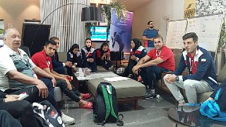 جلسه هماهنگی کادرفنی تیم ملی با ملی پوشان دوومیدانی