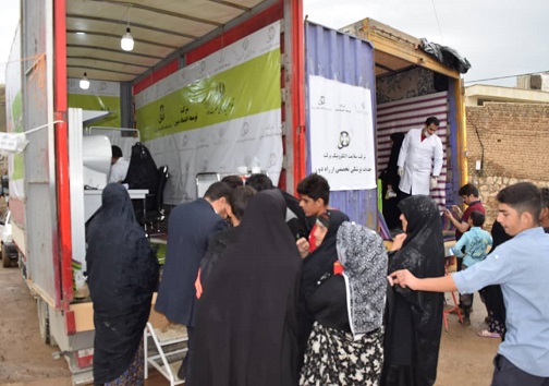 خدمات سلامت الکترونیکی در مناطق سیل زده لرستان+تصاویر