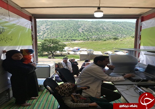 خدمات سلامت الکترونیکی در مناطق سیل زده لرستان+تصاویر