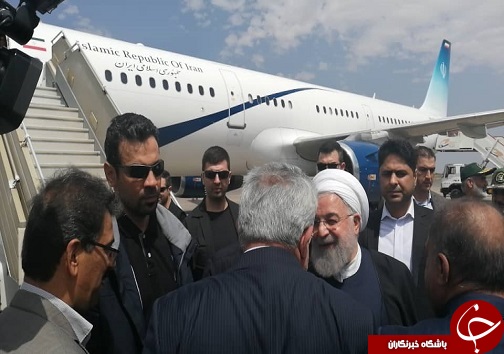 رییس جمهور وارد اهواز شد