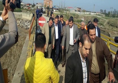 حضورمعاون اول رئیس جمهوری در مناطق سیلزده شهرستان سیمرغ
