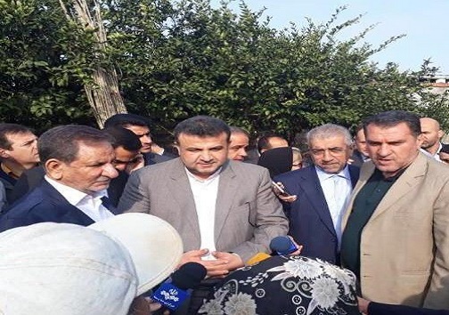 حضورمعاون اول رئیس جمهوری در مناطق سیلزده شهرستان سیمرغ+ تصاویر