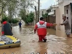 ارسال اقلام کمکی هلال احمر همدان به مناطق سیل زده