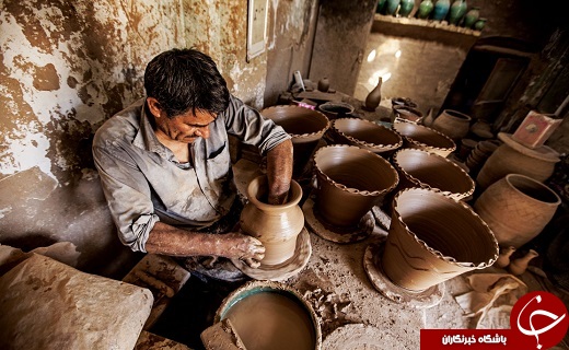 هنرمندی مردمان کویر از آب، باد، خاک و آتش+تصاویر
