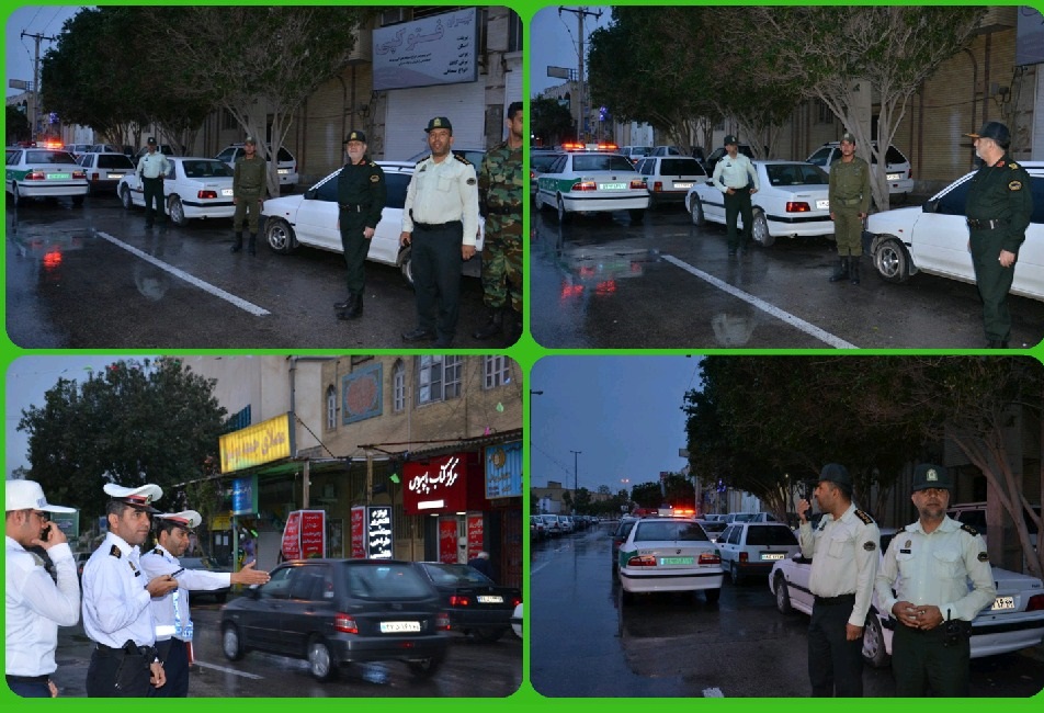 تامین امنیت محل های اسکان مسافران نوروزی گرفتار در باران
