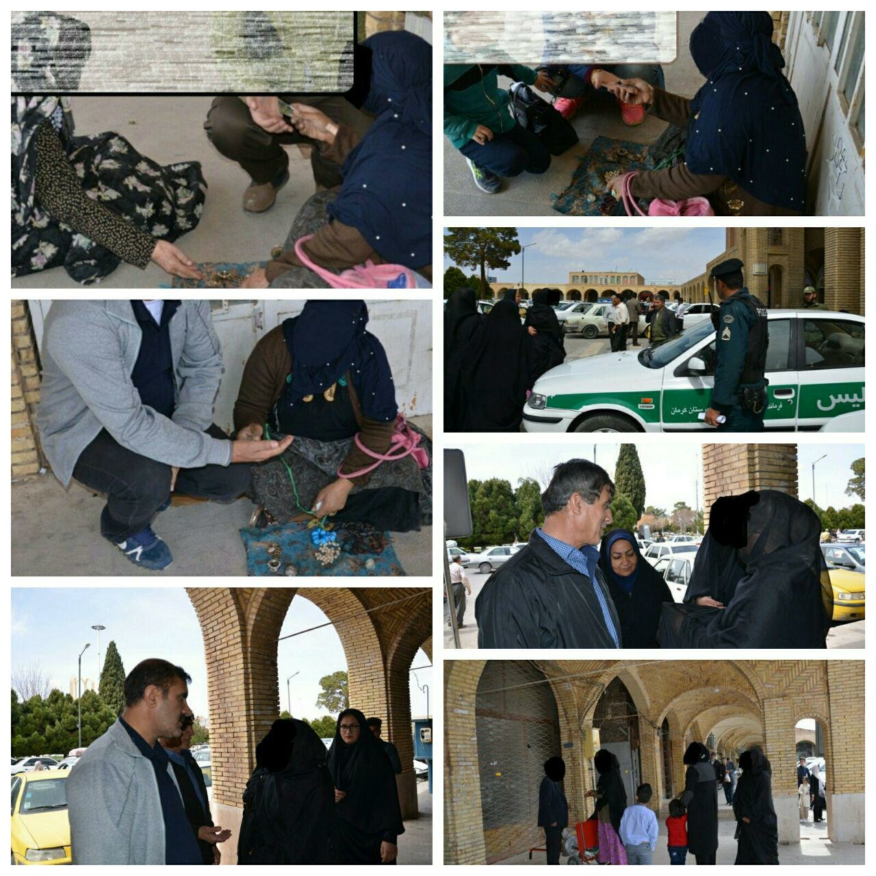 جمع آوری افراد رمال و فالگیر از بازار کرمان