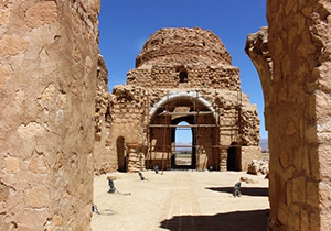 ریزش کاخ سروستان تکذیب شد
