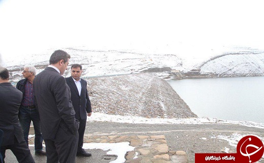 بازدید سرپرست معاونت هماهنگی امور عمرانی استانداری آذربایجان غربی از سد شهرچای ارومیه