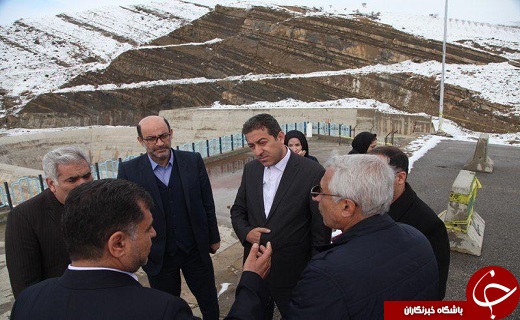 بازدید سرپرست معاونت هماهنگی امور عمرانی استانداری آذربایجان غربی از سد شهرچای ارومیه