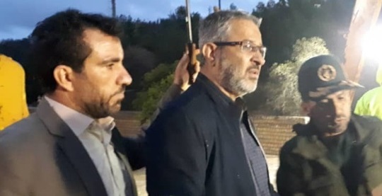 بازدید سردار غیب پرور از منطقه سیل زده شیراز