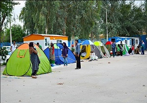 اسکان مسافران در ستاد اسکان مهمانان نوروزی شهرداری اهواز